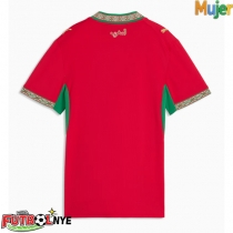 Camiseta Marruecos Primera Equipación para mujer Mundial 2026 manga corta